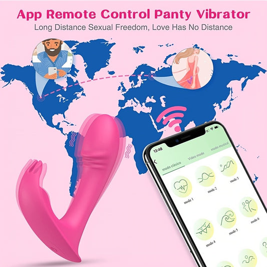 Rechargeable Wearable Vibrator with Remote Control - HeartCaptor