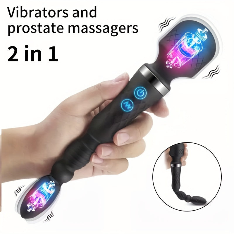 Excite Yourself: Powerful Dildo Vibrator for Clitoris, G-Spot & Anal Stimulation - HeartCaptor