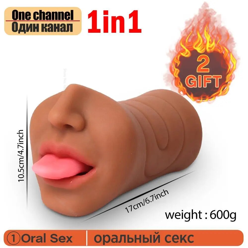 Realistic Silicone Vagina Masturbator for Men - HeartCaptor