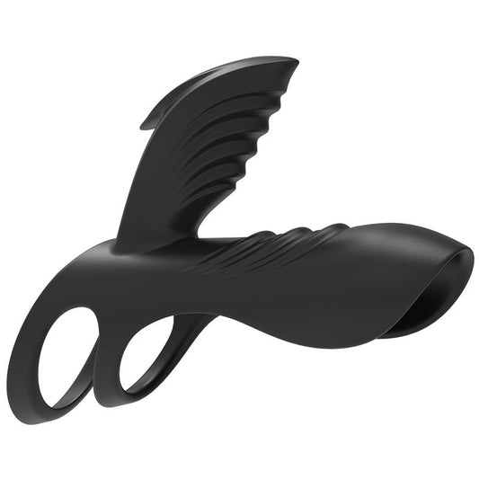 Elastic Silicone Vibrating Cock Ring for Enhanced Intimacy