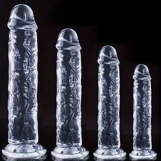 Realistic Dildo with Suction Cup for Hands-Free Play