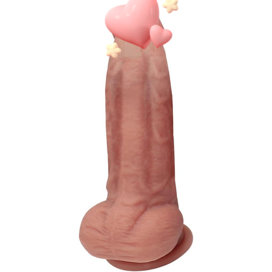 Silicone Realistic Dildo with Suction Cup for Enhanced Pleasure