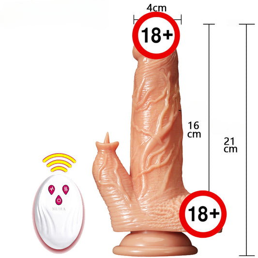 Realistic Vibrating Heated Dildo & Suction Cup - Experience the Ultimate Pleasure! - HeartCaptor