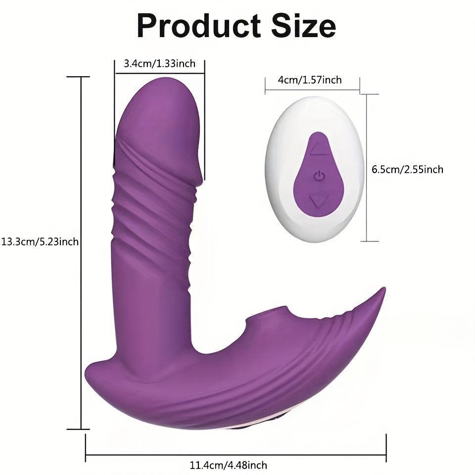 Telescopic Clitoral Sucking Vibrator for G-Spot Stimulation - HeartCaptor