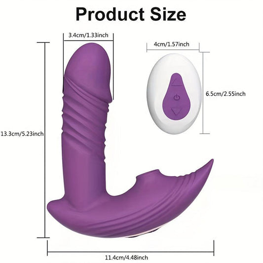 Telescopic Clitoral Sucking Vibrator for G-Spot Stimulation - HeartCaptor