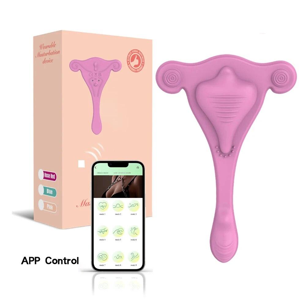 APP Controlled Wearable Panty Vibrator for Women - 10 Vibrating Modes - HeartCaptor