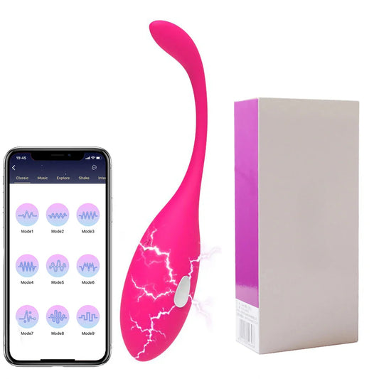 Wireless Remote Control G-Spot Vibrator with App Function