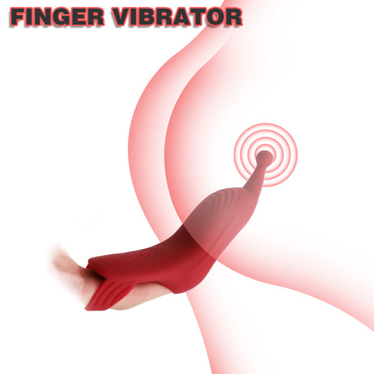 Silikonfingervibrator for økt nytelse