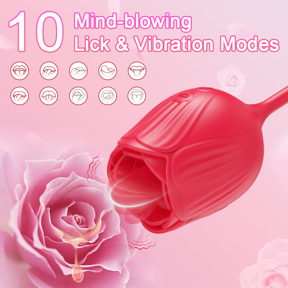 Tongue Licking Vibrator for Women - HeartCaptor