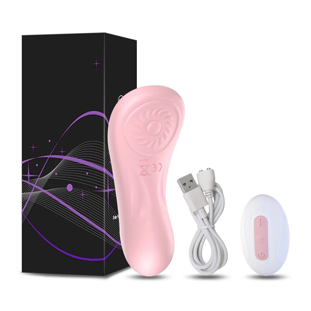 Mini Clit Sucking Vibrator with Remote Control and Sexy Panties - HeartCaptor