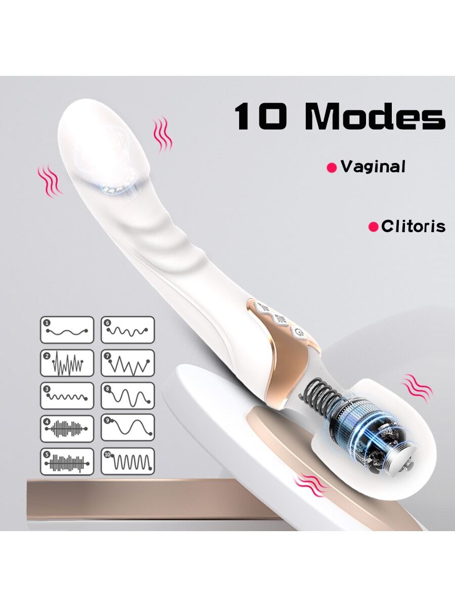 10 Modes Clitoris Stimulator G Spot Vagina Massager - HeartCaptor