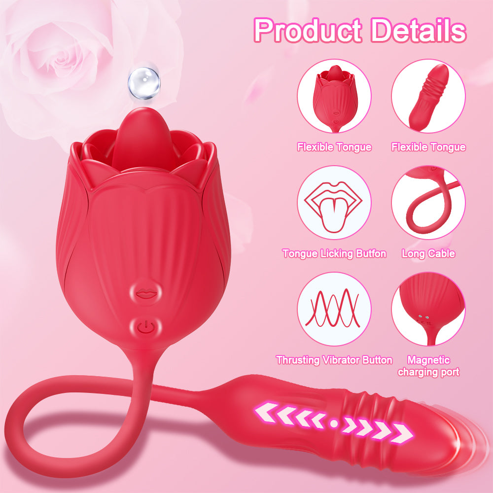 Tongue Licking Vibrator for Women - HeartCaptor