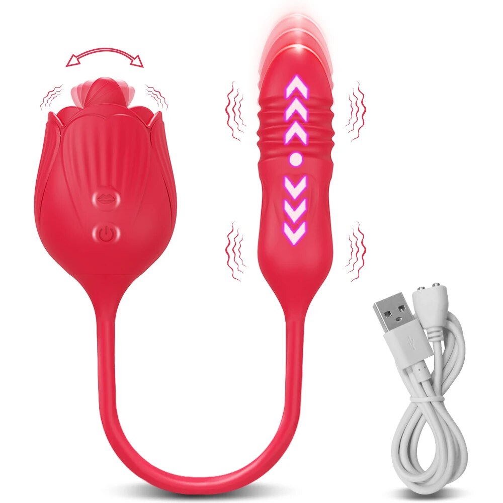 Tongue Licking Vibrator for Women - HeartCaptor