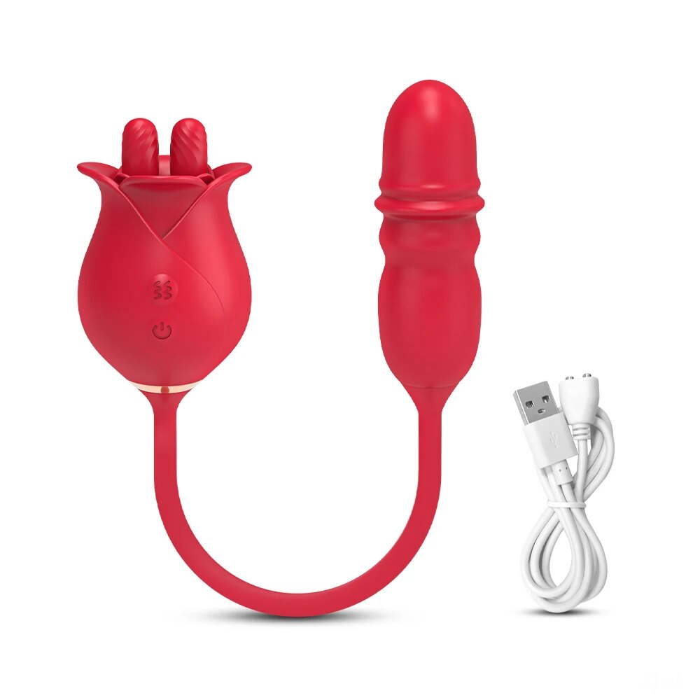 Dual Head Vibrator for Clitoral and G Spot Stimulation - HeartCaptor