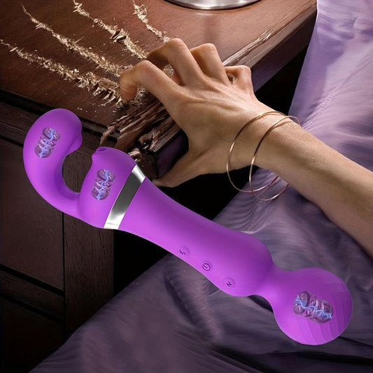 Double Head G Spot Vibrator with 10 Vibration Modes - HeartCaptor