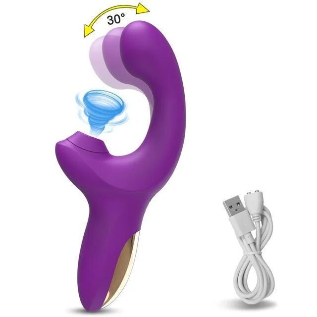 Clitoral G Spot Stimulator with Suction Vibration - HeartCaptor