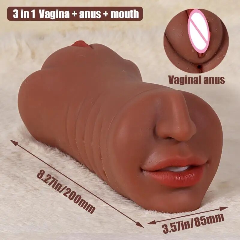 Realistic Silicone Vagina Masturbator for Men - HeartCaptor