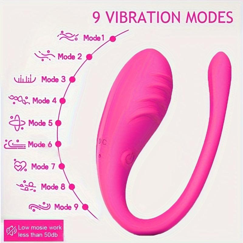 Silicone Wearable G-spot Vibrator with APP Control - HeartCaptor