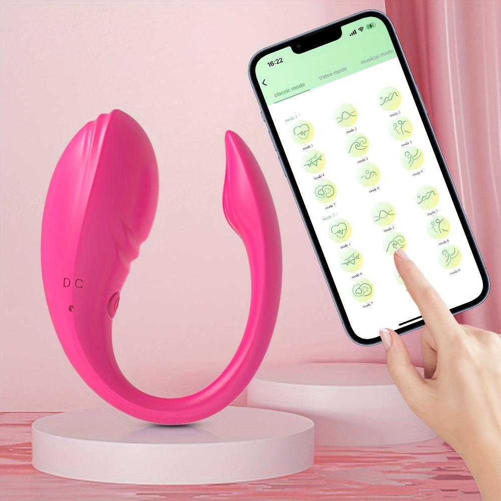 App Remote Control Wearable Panty Clitoral Vibrator - HeartCaptor