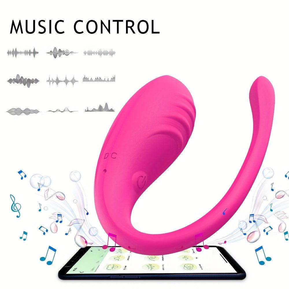 Silicone Wearable G-spot Vibrator with APP Control - HeartCaptor