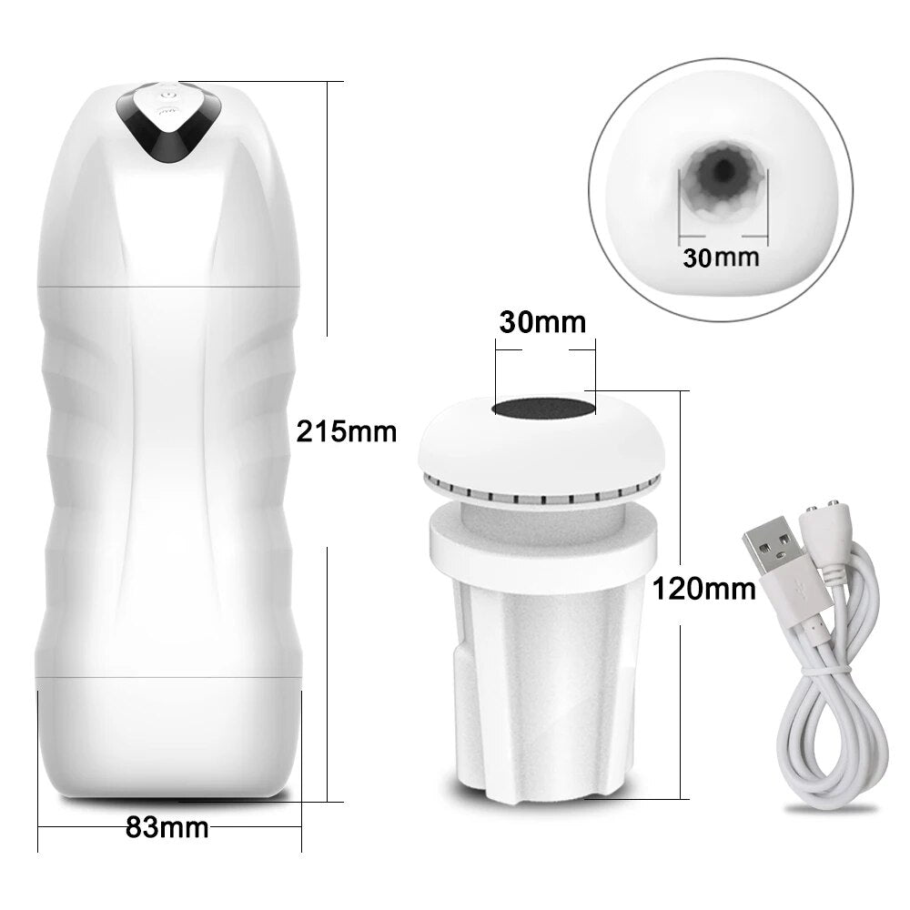 Automatic Sucking Male Masturbator with 10 Vibration Modes - HeartCaptor