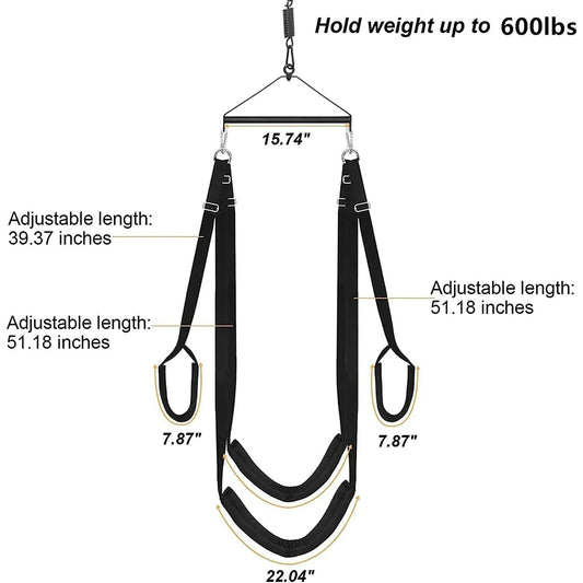 360° Spinning Sex Swing Set - Premium Adult Swing