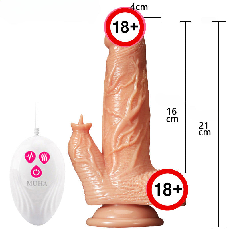 Realistic Vibrating Heated Dildo & Suction Cup - Experience the Ultimate Pleasure! - HeartCaptor