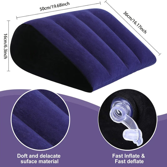 Inflatable Pillow for Couples: Enhance Intimacy with Supportive Triangle Cushion