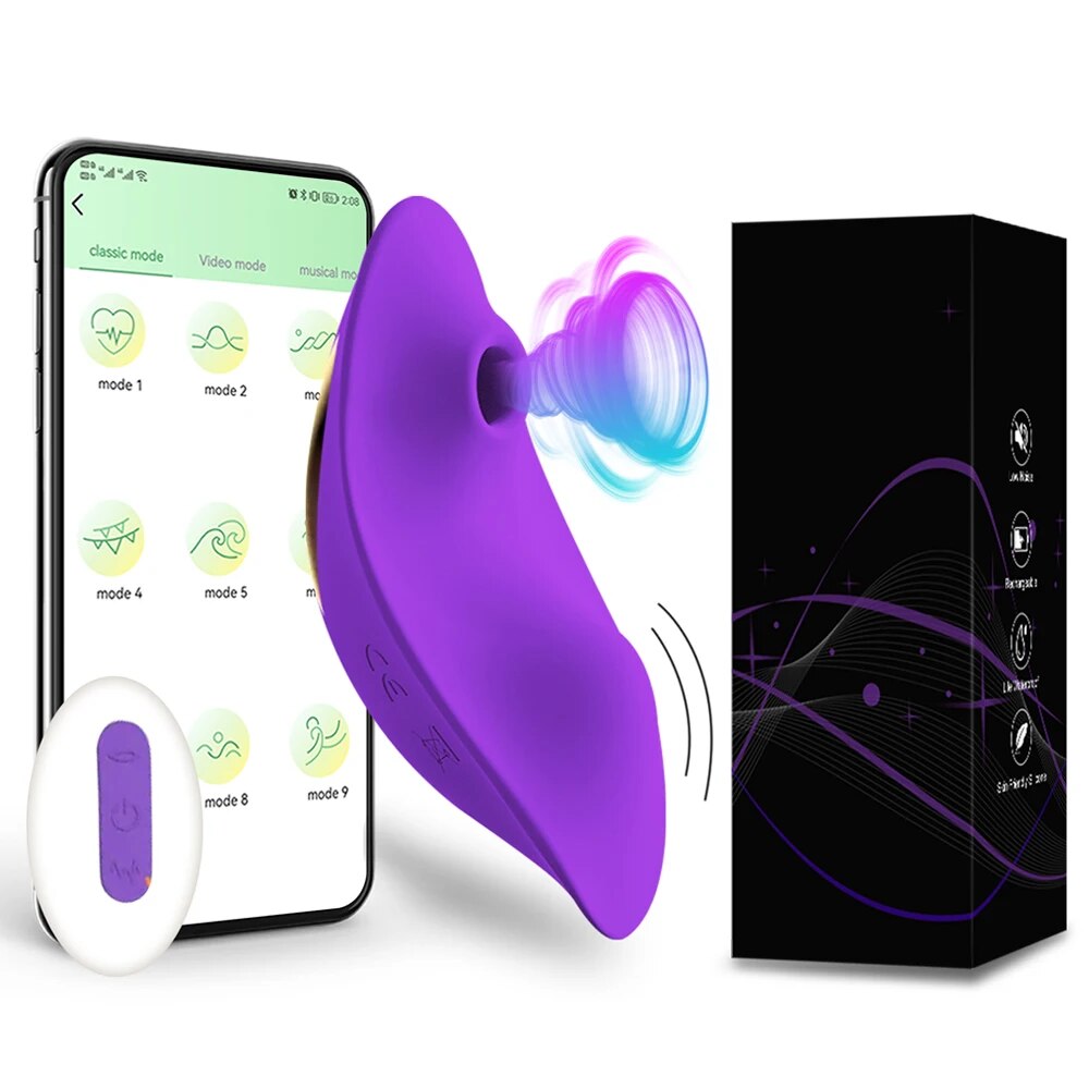 Wearable Clitoral Suction Vibrator for Women - HeartCaptor