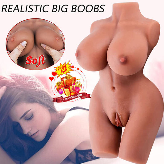 Realistic TPE Silicone Half Body Love Doll for Men