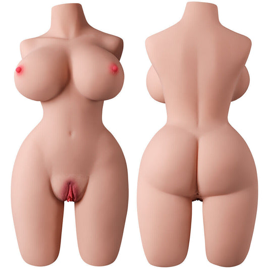 Realistic TPE Half Body Sex Doll Mature Fitness Toy for Men