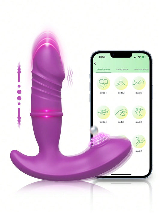 Telescopic Heating Panty Vibrator with Remote Control - HeartCaptor