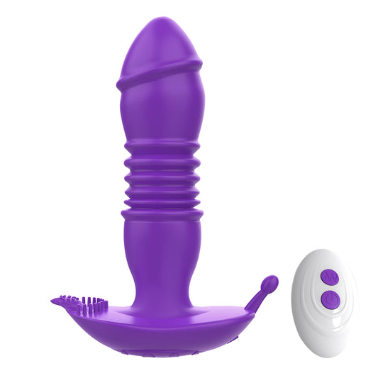 Remote Control Telescopic G-spot Vibrator - HeartCaptor