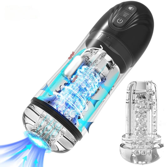 Automatic Sucking Male Mastubator with 7 Vibration Modes - HeartCaptor