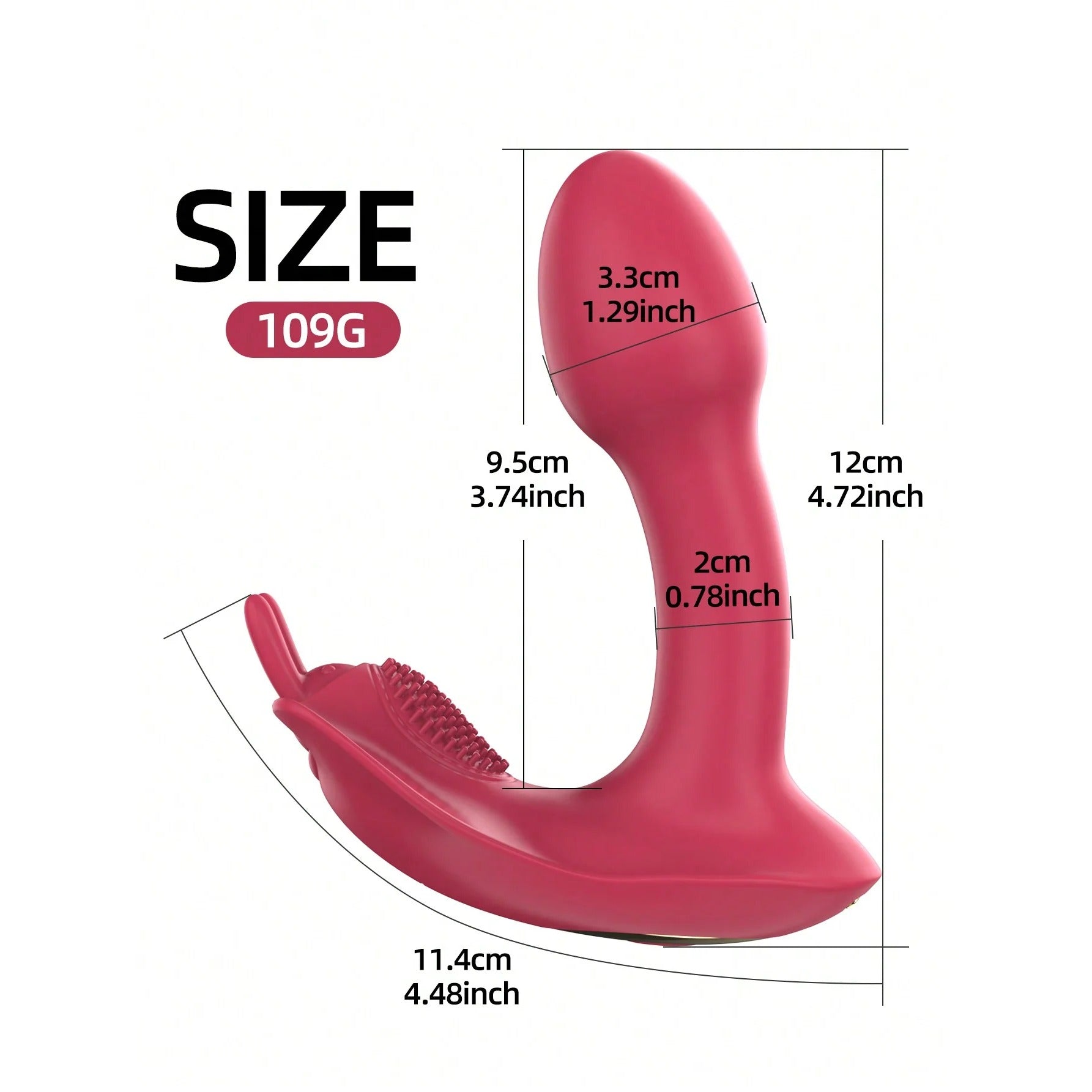 Wearable Butterfly Vibrator for Clitoral Stimulation - HeartCaptor