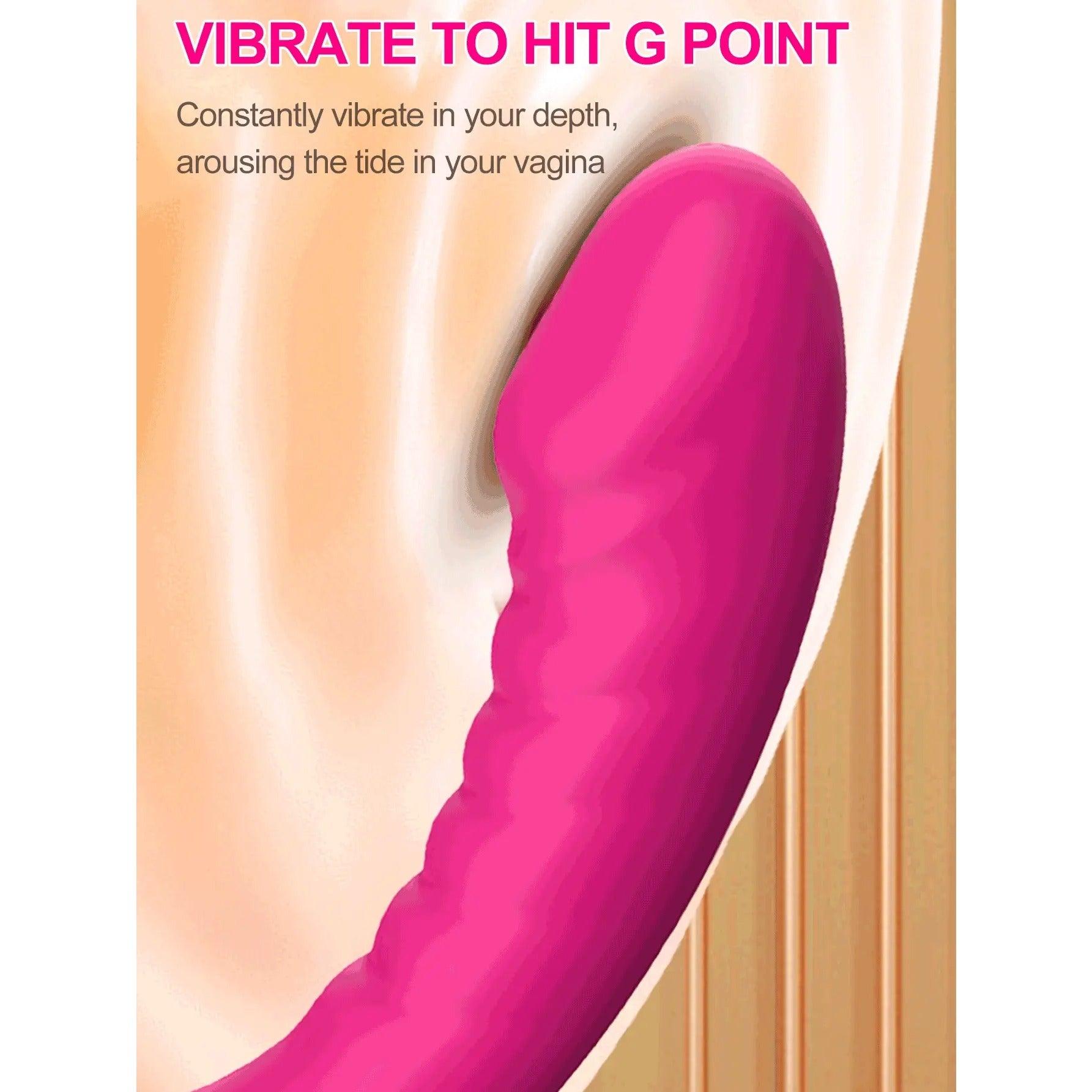 Valentines Tongue Lick Clitoris Stimulator Vibrator - HeartCaptor